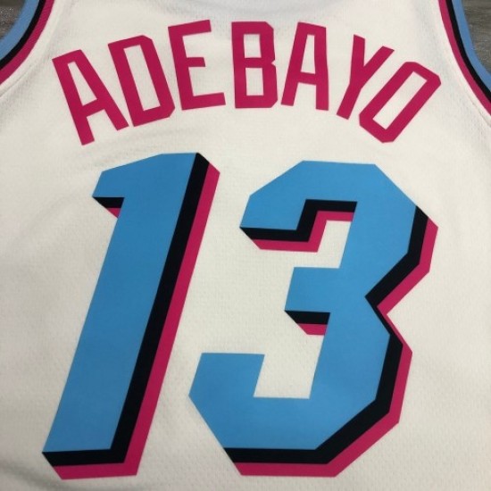 Men's Miami Heat Bam Adebayo #13 White 19-20 Swingman Jersey - City  Edition