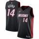 Men's Miami Heat Tyler Herro #14 Nike Black 202021 Swingman Jersey - Icon Edition