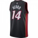 Men's Miami Heat Tyler Herro #14 Nike Black 202021 Swingman Jersey - Icon Edition