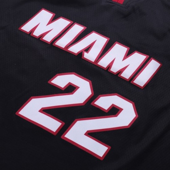 Men's Miami Heat Jimmy Butler #22 Nike Black 2020/21 Swingman Jersey - Icon Edition