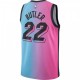 Men's Miami Heat Jimmy Butler #22 Blue&Pink 20/21 Swingman Jersey - City Edition