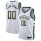 Milwaukee Bucks Nike 2020/21 Swingman Custom Jersey - Association Edition - White