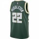 Khris Middleton Milwaukee Bucks Nike 2020/21 Swingman Jersey Hunter Green - Icon Edition