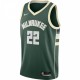 Khris Middleton Milwaukee Bucks Nike 2020/21 Swingman Jersey Hunter Green - Icon Edition