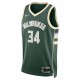 Giannis Antetokounmpo Milwaukee Bucks Nike Unisex 2022/23 Swingman Jersey - Icon Edition - Hunter Green