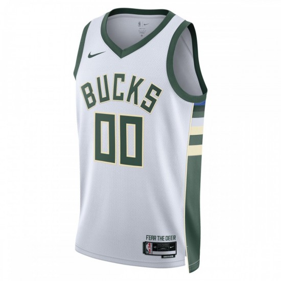 Milwaukee Bucks Nike Unisex 2022/23 Swingman Custom Jersey White - Association Edition