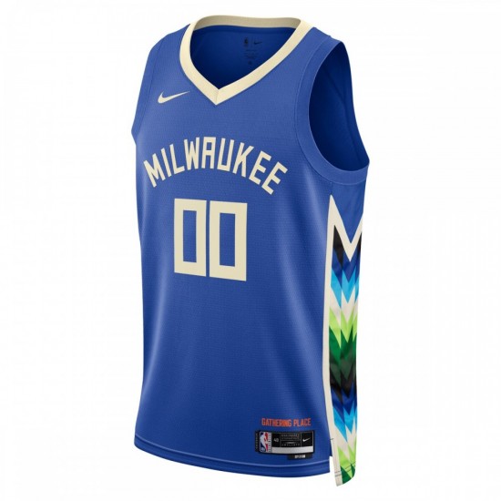 Milwaukee Bucks Nike Unisex 2022/23 Swingman Custom Jersey - City Edition - Royal