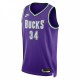 Giannis Antetokounmpo Milwaukee Bucks Nike 2022/23 Swingman Jersey Purple - Classic Edition