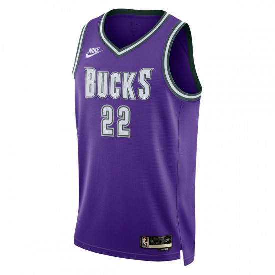 Khris Middleton Milwaukee Bucks Nike 2022/23 Swingman Jersey Purple - Classic Edition