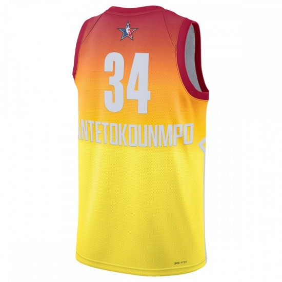 Giannis Antetokounmpo Jordan Brand 2023 NBA All-Star Game Swingman Jersey - Orange