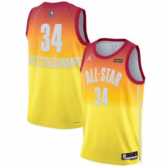 Giannis Antetokounmpo Jordan Brand 2023 NBA All-Star Game Swingman Jersey - Orange