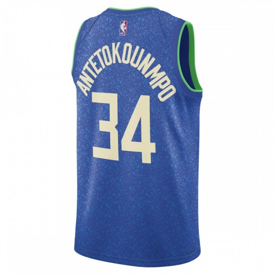 Giannis Antetokounmpo Milwaukee Bucks Nike Unisex 2023/24 Swingman Jersey - Blue - City Edition