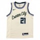 Men's Milwaukee Bucks Jrue Holiday #21 Nike White Cream Swingman Jersey - City Edition