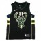 Men's Milwaukee Bucks Jrue Holiday #21 Nike Black Swingman Jersey - Statement Edition