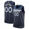 Minnesota Timberwolves Nike Swingman Custom Jersey Navy - Icon Edition