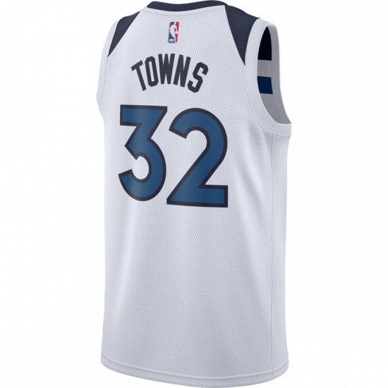 Karl-Anthony Towns Minnesota Timberwolves Nike Swingman Jersey White - Association Edition