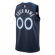 Minnesota Timberwolves Nike Unisex 2022/23 Swingman Custom Jersey Navy - Icon Edition