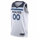 Minnesota Timberwolves Nike Unisex 2022/23 Swingman Custom Jersey White - Association Edition