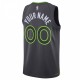 Minnesota Timberwolves Jordan Brand Unisex 2022/23 Swingman Custom Jersey - Statement Edition - Black