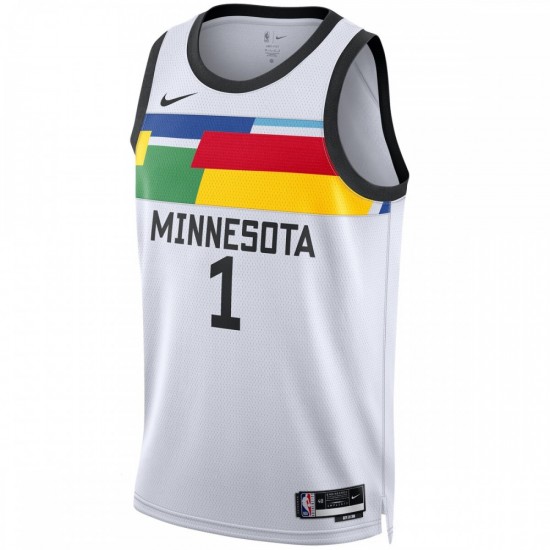 Anthony Edwards Minnesota Timberwolves Nike Unisex 2022/23 Swingman Jersey - City Edition - White