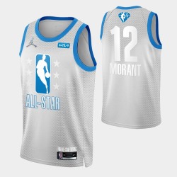 Men's Ja Morant #12 Jordan Brand Gray 2022 NBA All-Star Game Swingman Jersey