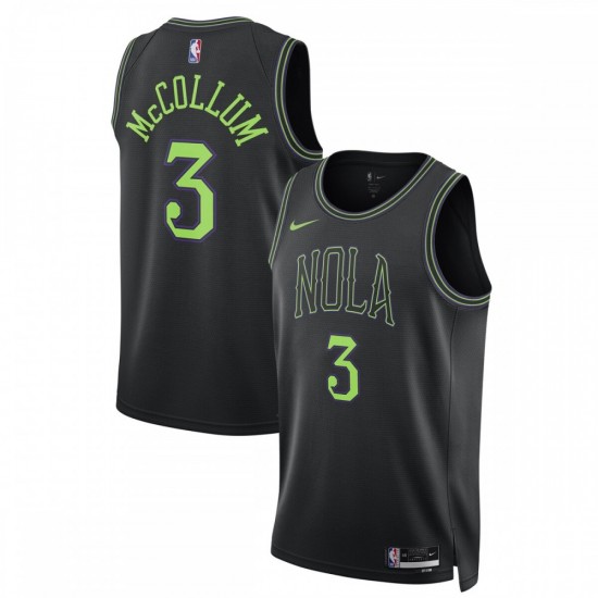 CJ McCollum New Orleans Pelicans Nike Unisex 2023/24 Swingman Jersey - Black - City Edition