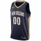 New Orleans Pelicans Nike Swingman Custom Jersey Navy - Icon Edition