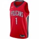 Zion Williamson New Orleans Pelicans Nike 2019/2020 Swingman Jersey - Statement Edition - Red