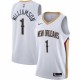 Zion Williamson New Orleans Pelicans Nike 2020/21 Swingman Jersey - White - Association Edition