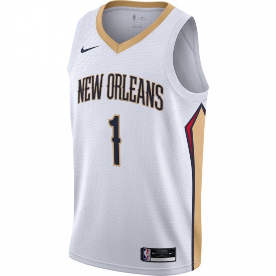 Zion Williamson New Orleans Pelicans Nike 2020/21 Swingman Jersey - White - Association Edition