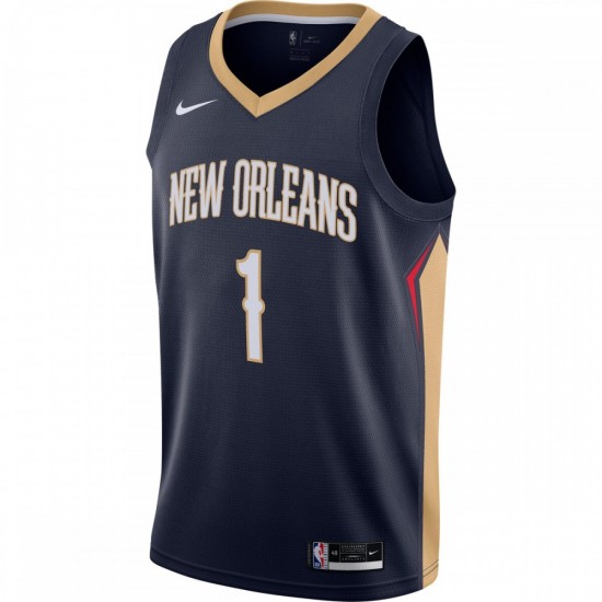 Zion Williamson New Orleans Pelicans Nike 2020/21 Swingman Jersey - Navy - Icon Edition