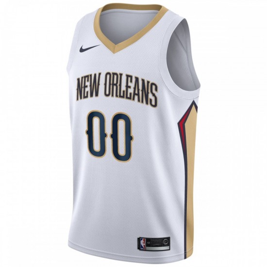 New Orleans Pelicans Nike 2020/21 Swingman Custom Jersey - Association Edition - White