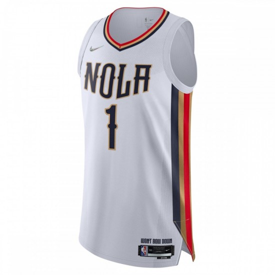 Zion Williamson New Orleans Pelicans Nike 2021/22 Swingman Jersey - City Edition - White