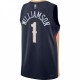 Zion Williamson New Orleans Pelicans Nike 2021/22 Diamond Swingman Jersey - Icon Edition - Navy