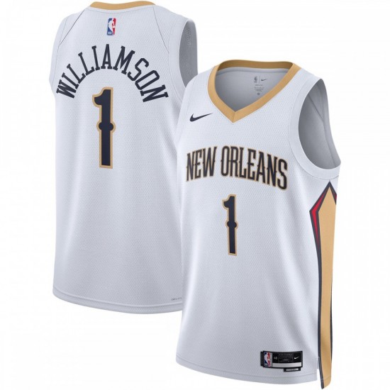 Zion Williamson New Orleans Pelicans Nike Unisex 2022/23 Swingman Jersey - Association Edition - White