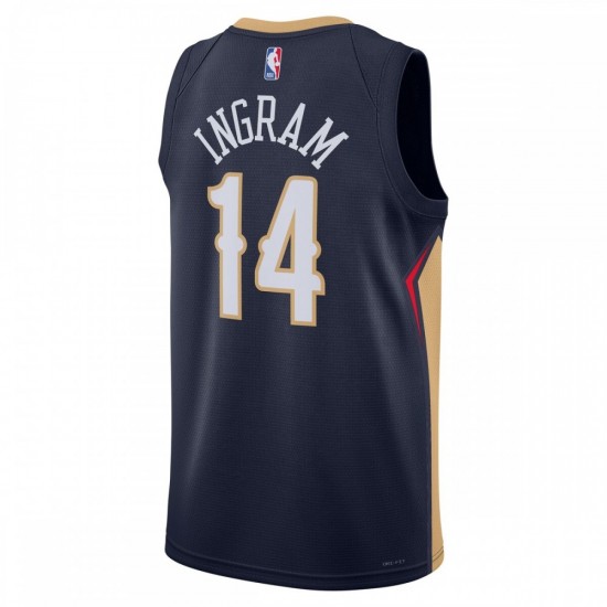 Brandon Ingram New Orleans Pelicans Nike Unisex 2022/23 Swingman Jersey - Icon Edition - Navy