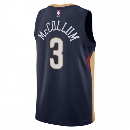 C.J. McCollum New Orleans Pelicans Nike Unisex Swingman Jersey - Icon Edition - Navy