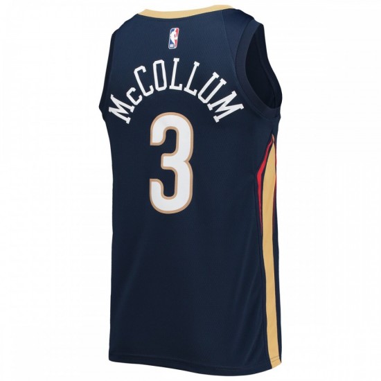 C.J. McCollum New Orleans Pelicans Nike 2021/22 Swingman Jersey - Icon Edition - Navy