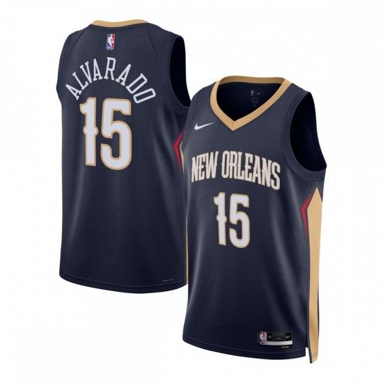 Jose Alvarado New Orleans Pelicans Nike Unisex Swingman Jersey - Icon Edition - Navy