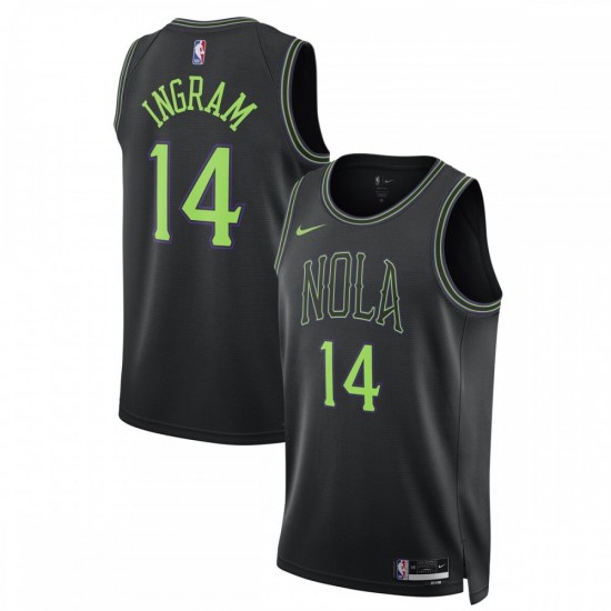 Brandon Ingram New Orleans Pelicans Nike Unisex 2023/24 Swingman Jersey - Black - City Edition