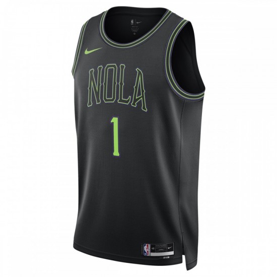 Zion Williamson New Orleans Pelicans Nike Unisex 2023/24 Swingman Jersey - Black - City Edition