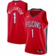 Men's New Orleans Pelicans Zion Williamson #1 Nike Red 19/20 Swingman Jersey - Statement Edition