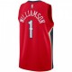 Men's New Orleans Pelicans Zion Williamson #1 Nike Red 19/20 Swingman Jersey - Statement Edition