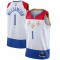 Men's New Orleans Pelicans Zion Williamson #1 Nike White 2020/21 Swingman Jersey - City Edition