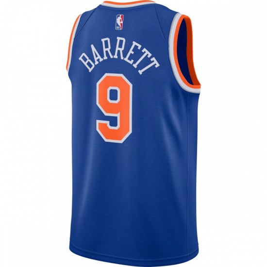 RJ Barrett New York Knicks Nike 2020/21 Swingman Jersey - Blue - Icon Edition