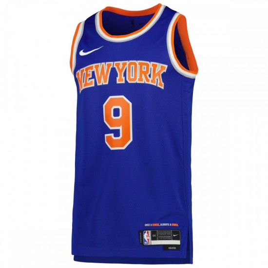 RJ Barrett New York Knicks Nike Unisex 2022/23 Swingman Jersey - Icon Edition - Blue