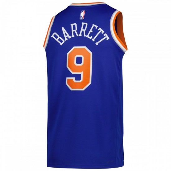 RJ Barrett New York Knicks Nike Unisex 2022/23 Swingman Jersey - Icon Edition - Blue