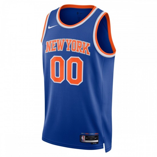 New York Knicks Nike Unisex 2022/23 Swingman Custom Jersey Blue - Icon Edition