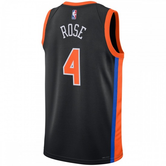 Derrick Rose New York Knicks Nike Unisex 2022/23 Swingman Jersey - City Edition - Black