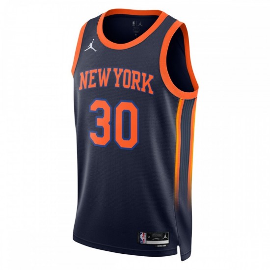 Julius Randle New York Knicks Jordan Brand 2022/23 Statement Edition Swingman Jersey - Navy